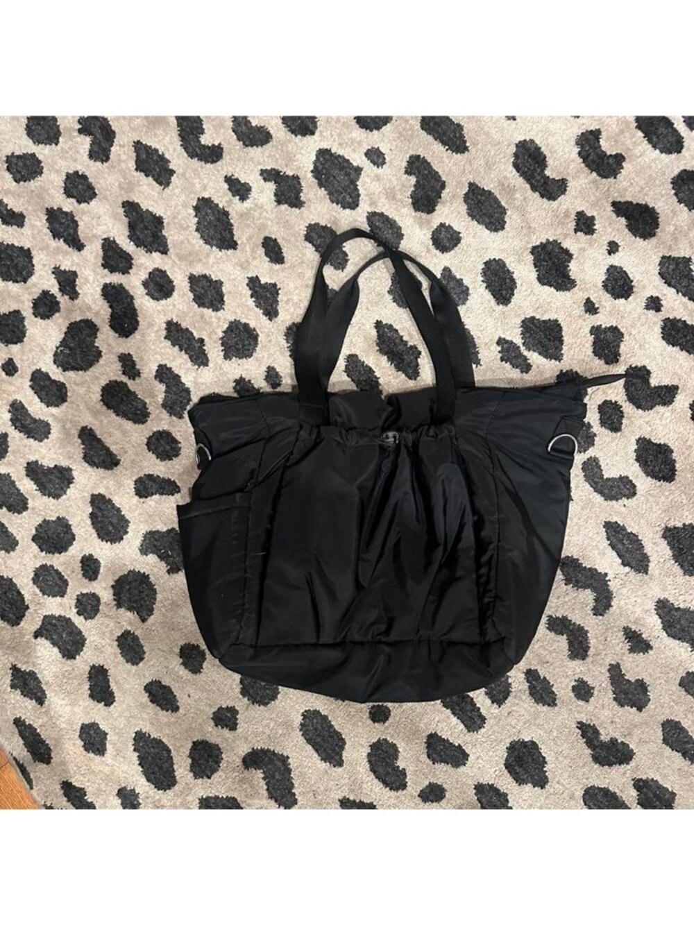 Black Gym Bag‎ With Adjustable